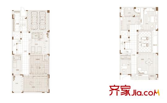 雅居樂長樂渡一期20棟標(biāo)準(zhǔn)層101-03戶型 2室2廳2衛(wèi)1廚
