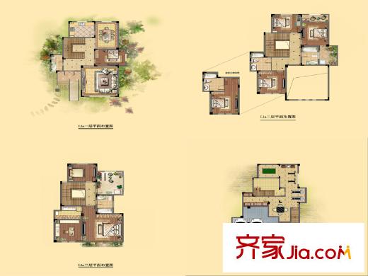 蘇寧鐘山朝陽(yáng)府一期25-35幢標(biāo)準(zhǔn)層La1戶(hù)型 7室2廳4衛(wèi)1廚