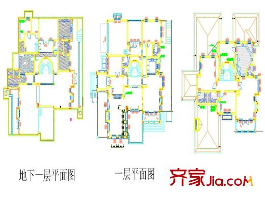 綠城玫瑰園獨(dú)院別墅N24戶型  8室2廳8衛(wèi)1廚