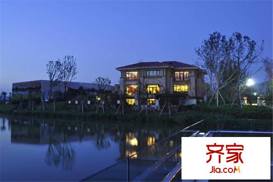 高德莊園小區(qū)夜景圖(2015-03-17)