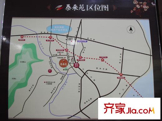 金泉泰來苑區(qū)位圖