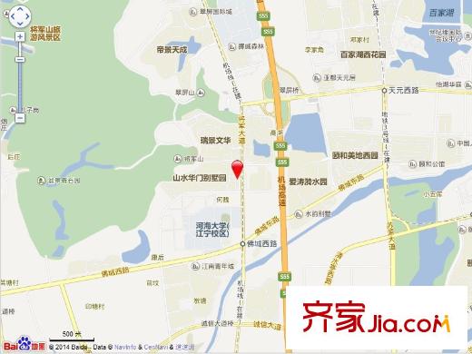 山水華門交通圖