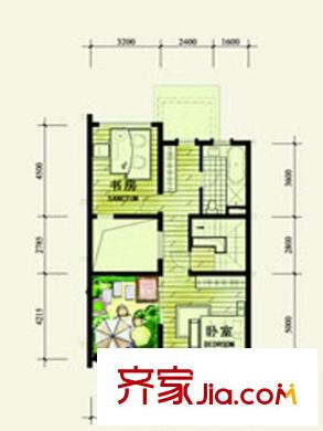 頤和南園別墅戶型圖一期別墅三層S1戶型 4室2廳3衛(wèi)1廚