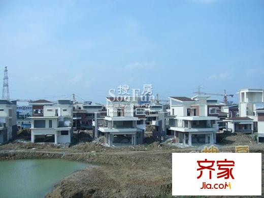 頤和南園別墅外景圖一期聯(lián)排實(shí)景圖