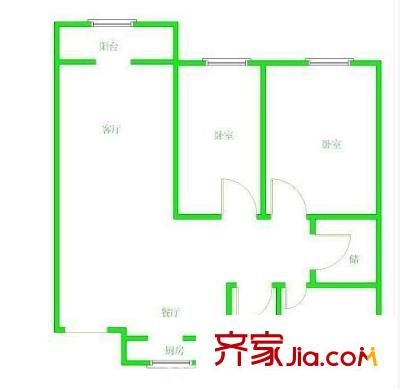 水月秦淮戶型圖戶型圖 3室 3室2廳2衛(wèi)1廚