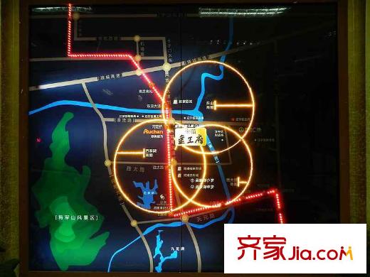 金王府交通圖（2012.12）
