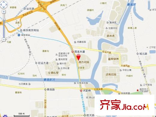 南方花園交通圖