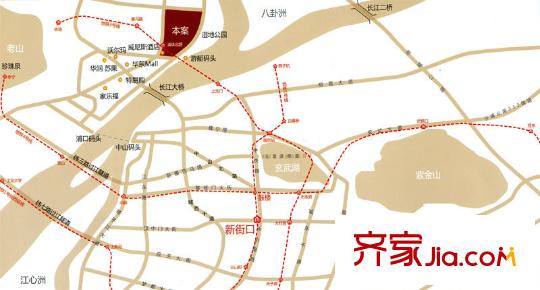 蘇寧威尼斯水城交通圖