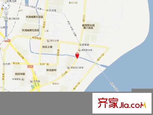 明發(fā)濱江新城三期交通圖