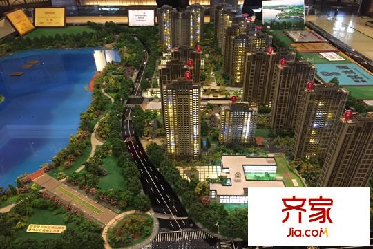 新城玖瓏湖沙盤圖景觀（2015-10-15）