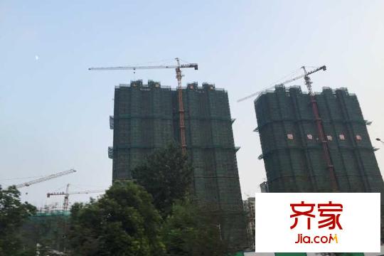朗詩玲瓏嶼在建樓棟實景（2015-8-26）