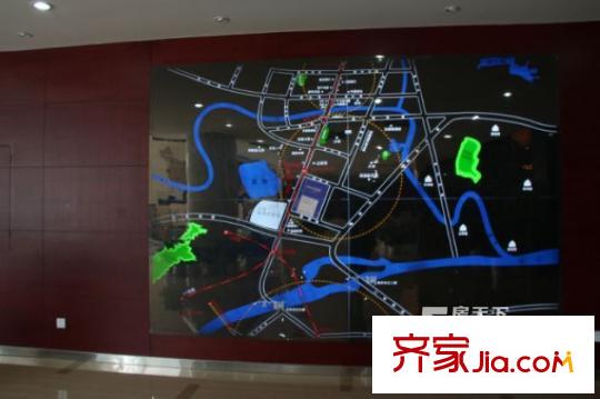 冠城大通藍(lán)郡售樓處區(qū)位圖（2011.10.24）