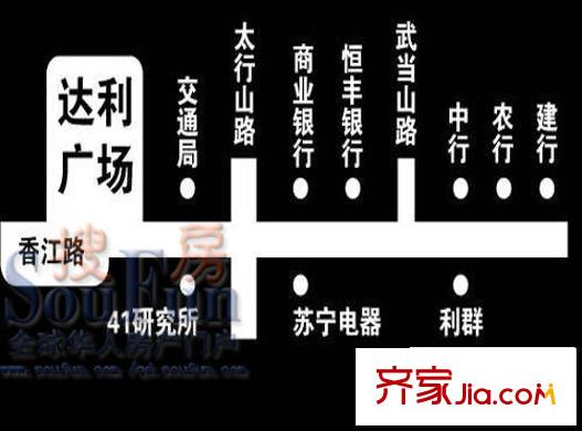 達利廣場交通圖