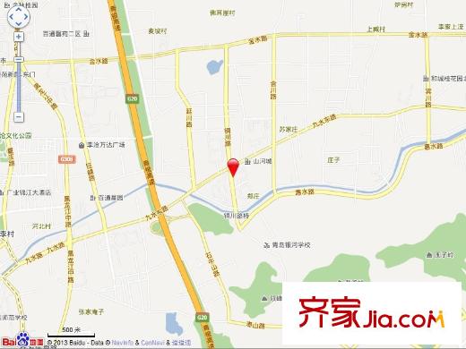山河城交通圖
