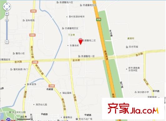 百通馨苑一區(qū)交通圖