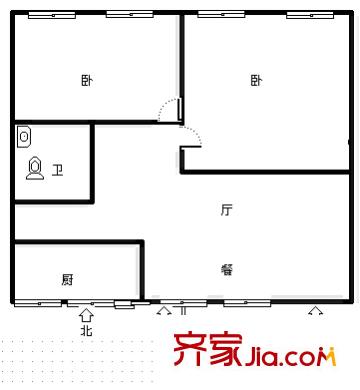 浮山后一小區(qū) 2室2廳 92平
