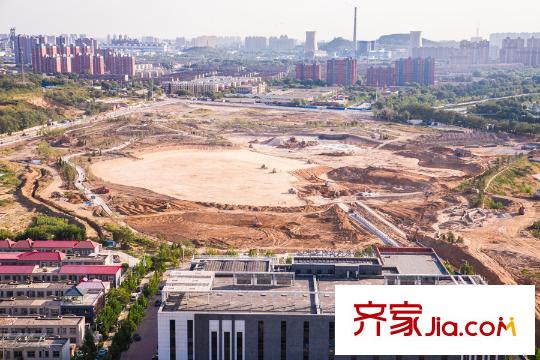 水岸榮華周邊配套-正在修建的瓷源湖