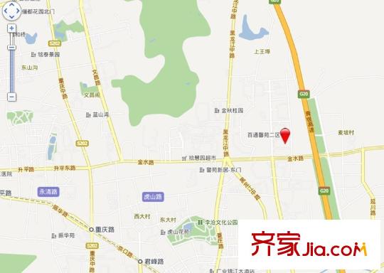 百通馨苑交通圖