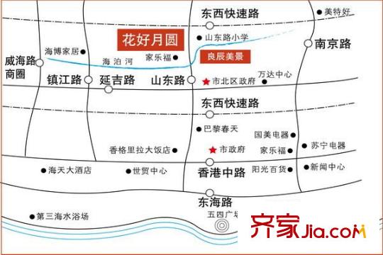 花好月圓交通圖