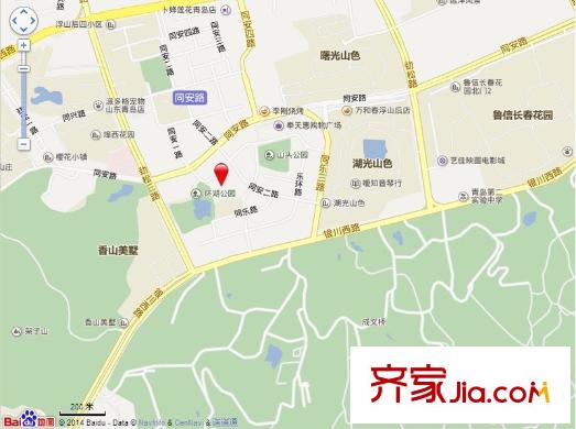 浮山后六小區(qū)交通圖