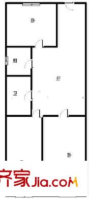 錯(cuò)埠嶺三小區(qū) 3室 戶型圖