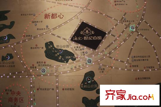 海爾世紀(jì)公館區(qū)位圖