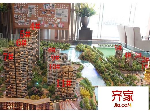 萬科生態(tài)城外景圖沙盤圖