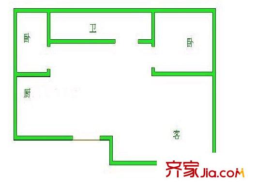 百通馨苑五區(qū) 3室 戶型圖