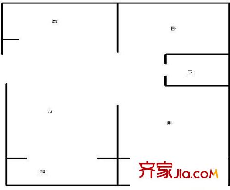 百通馨苑五區(qū) 2室 戶型圖