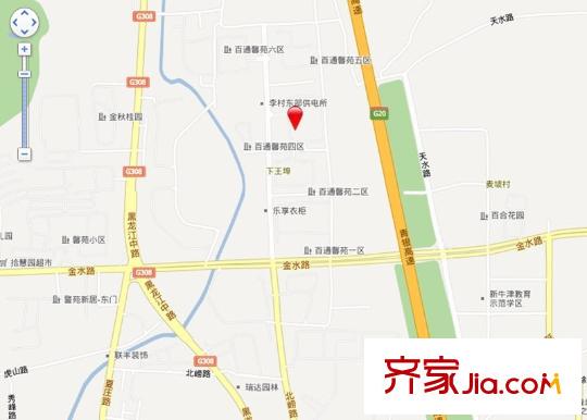 百通馨苑三區(qū)交通圖