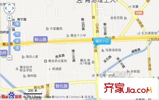 福安小區(qū)交通圖 