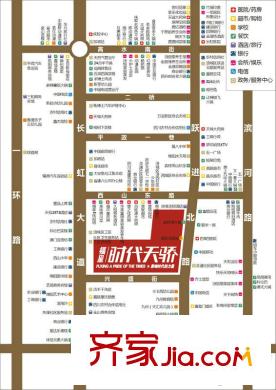 福星時代天驕商圈圖