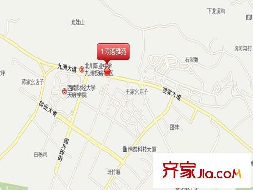 雙語雅苑交通圖