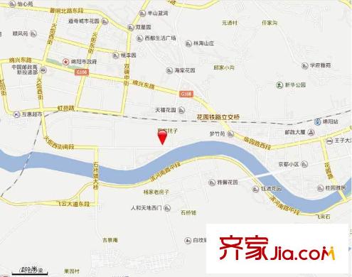 興發(fā)金域麗江交通圖