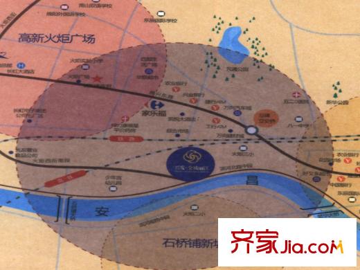 興發(fā)金域麗江交通圖