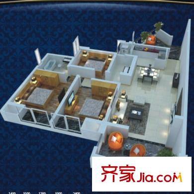中瑋海潤(rùn)廣場(chǎng)8棟4號(hào)奇數(shù)層 3室2廳2衛(wèi)1廚