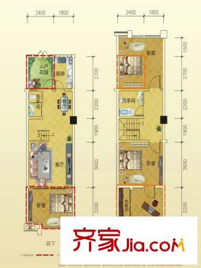 東城尚品A2 1室2廳2衛(wèi)1廚