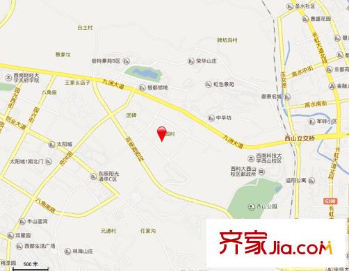 五方校園廣場(chǎng)交通圖