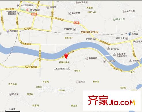 文泉西海岸交通圖
