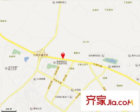 五和蘋果國(guó)際社區(qū)交通圖