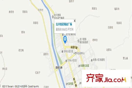 北川佳星商業(yè)廣場交通圖