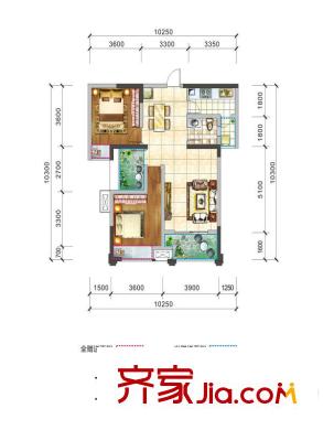 陽光?西雅圖Ea2 2室2廳1衛(wèi)1廚