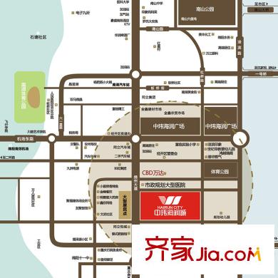 中瑋海潤城交通圖