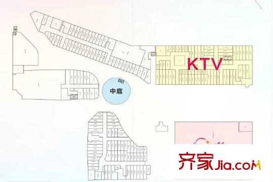 中潤(rùn)時(shí)代廣場(chǎng)商鋪戶型圖4F