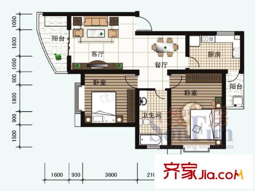 上河美地E戶型