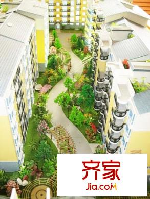 上河美地實景圖模型圖