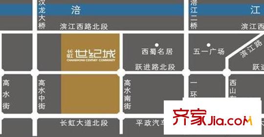 長虹世紀城二期交通圖1