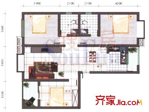 芙蓉盛錦 戶型圖