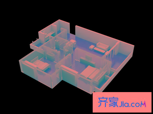 凱信水韻濱江戶型圖G 2室2廳1衛(wèi)