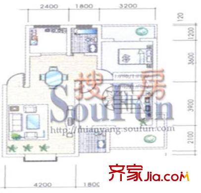 凱麗濱江 戶型圖